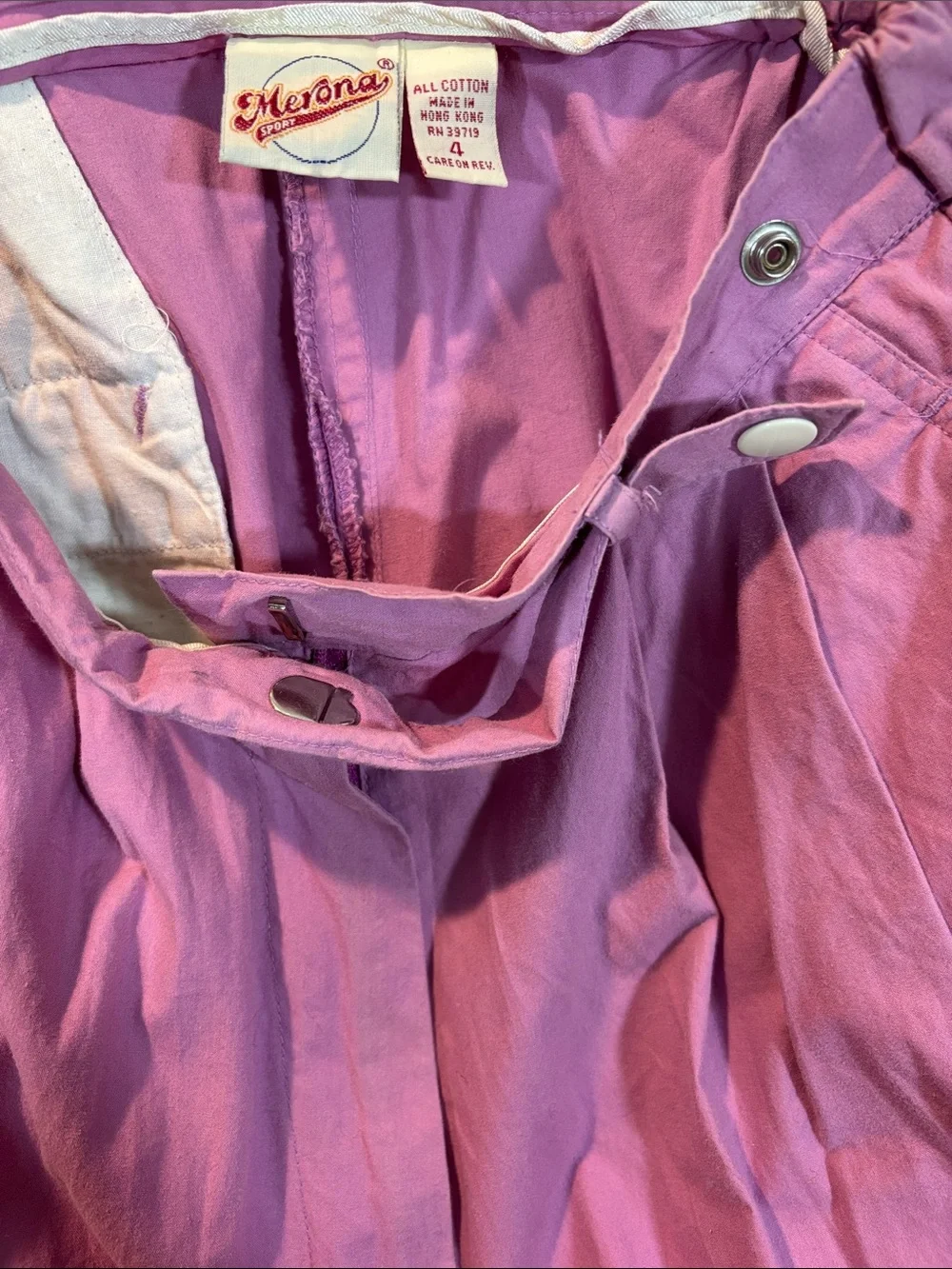 Vintage Fuschia Merona Matching Set with Pants, Shorts, Shirt, and Jacket